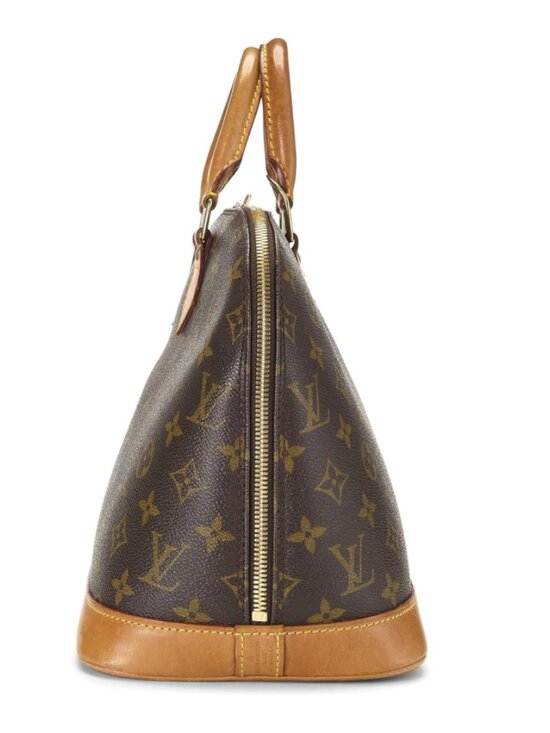 Louis Vuitton Pre-loved Monogram Canvas Alma PM Brown